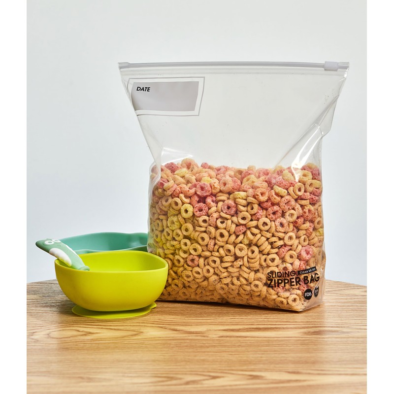 Slider Quart & Gallon Combo Pack, 50 Count, Expandable Bottom,