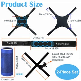 YanBous Solo Football Training Aid, Kick Trainer with Adjustable Waist Belt, Comes with Knee Pads, Football Training Accessories, Gift for Boys and Adults