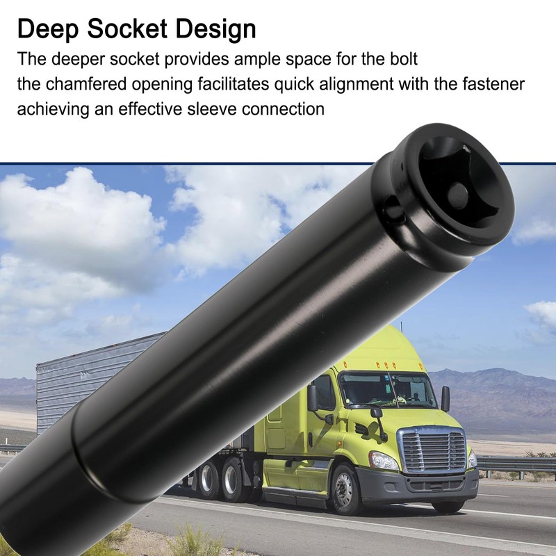 19mm Deep Impact Socket, 3/4" Socket 1/2" Drive Truck Cage