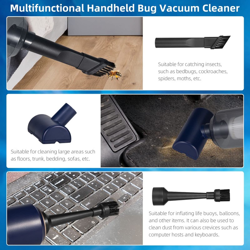 5 in 1 Handheld Vacuum and Blower Cordless Rechargeable Bug