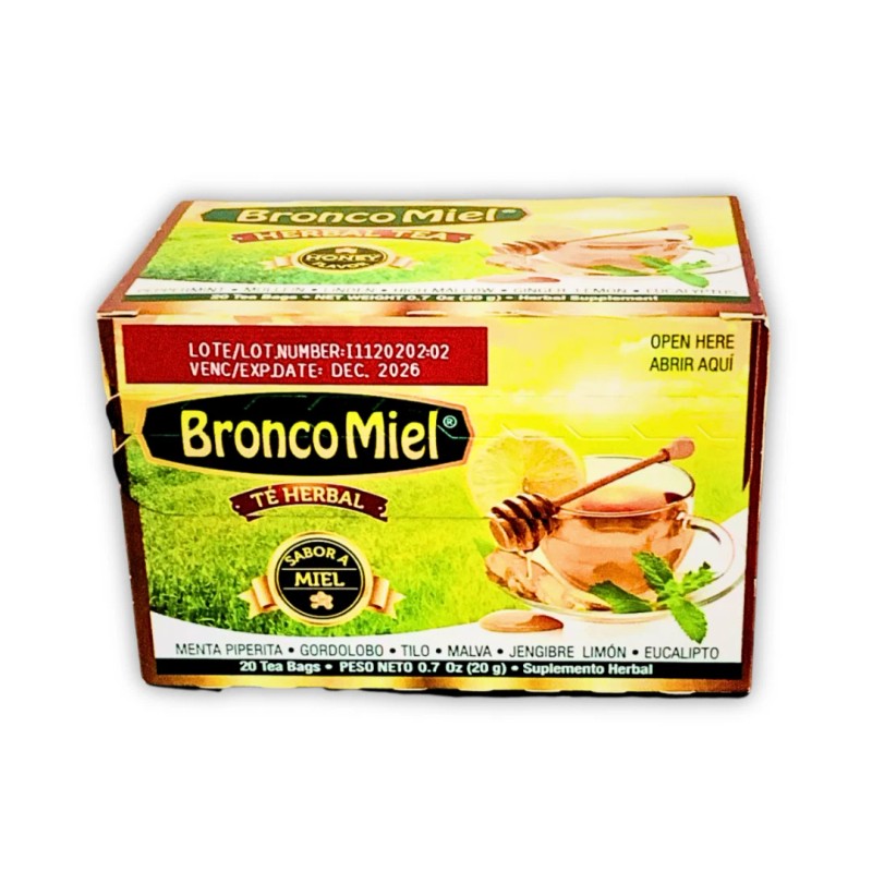 Bronco Miel Honey Herbal Tea – 3 Pack – 20