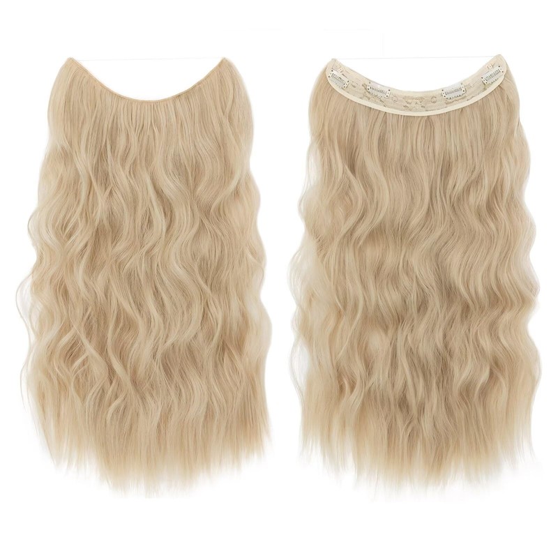 TESS Flip-In Extensions 60 cm, Golden Mix Bleach Blonde Secrets