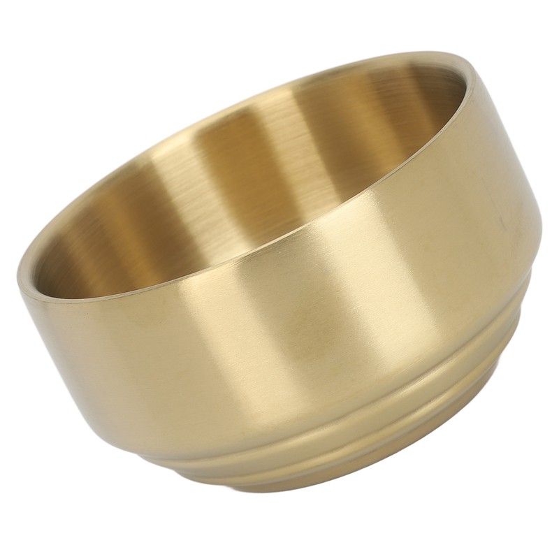 Men Beard Soap Bowl Ti Plated Foaming Cream Bowl Facial