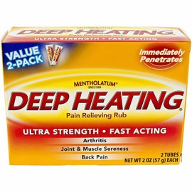 Mentholatum Deep Heating Pain Relieving Rub 2 x 2 Ounce (3 Pack)