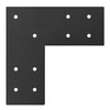 heneng 4 Pcs Flat Mending Plates for 4x4 Post, L