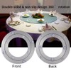 Heavy Duty Aluminium Alloy Rotating Bearing Turntable Round Dining Table