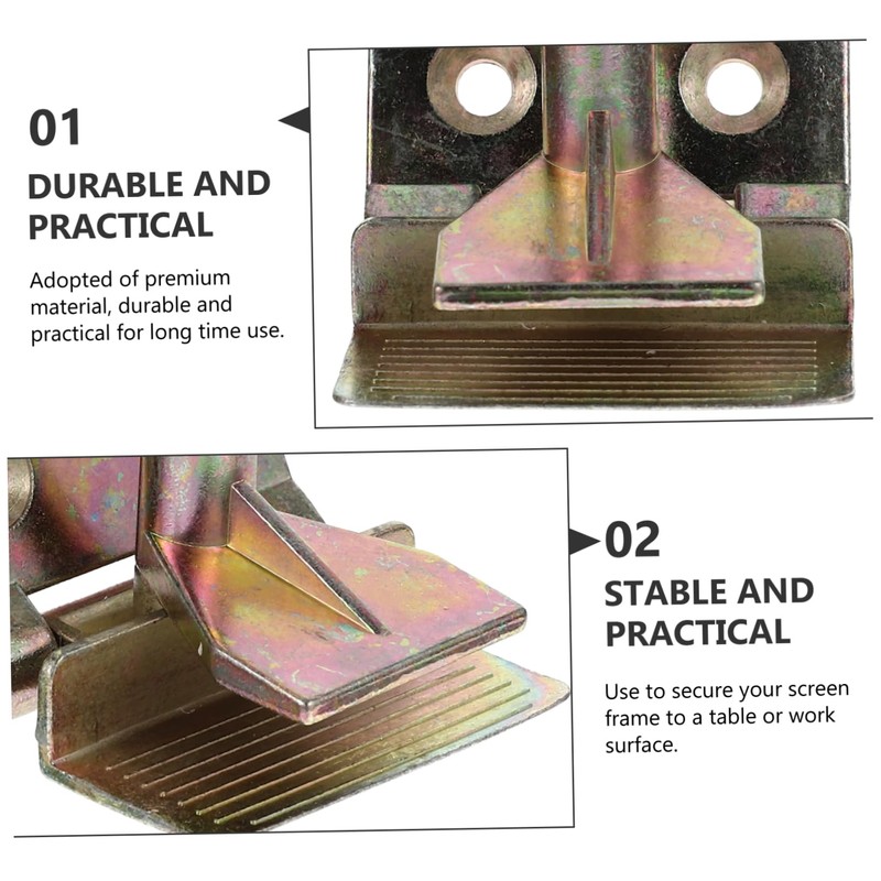 KONTONTY Silk Screen Printing Butterfly Hinge Clamp DIY Tool for