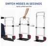 Folding Hand Truck, Dolly Cart with Wheels Foldable, 220LBS Hand