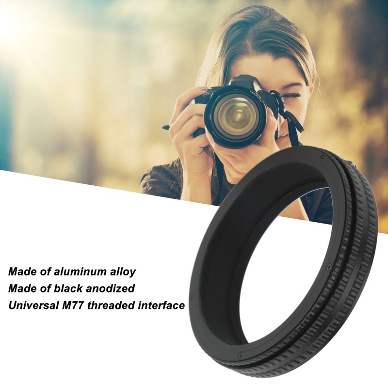Focusing Helicoid Adapter 17‑31mm M77 to M77 Aluminum Alloy Focusing