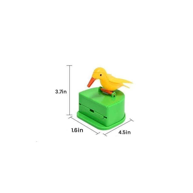 Vantico 1 pcs Automatic Bird-Shaped Toothpick Dispenser Box with Pop-Up