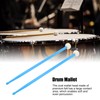 2Pcs Drum Mallet Felt Head Nylon Handle Double Headed Instrument