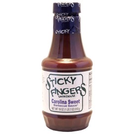 Sticky Fingers Smokehouse Carolina Sweet Barbecue Sauce, 18 Ounce (Pack of 6)