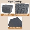 Xyskin 6 Packs Storage Bins with Lids, Plastic Storage Containers