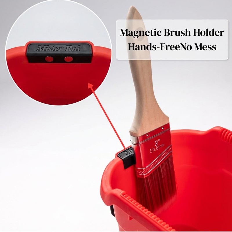Mister Rui Hand Held Paint Bucket Kit 12 Pcs with
