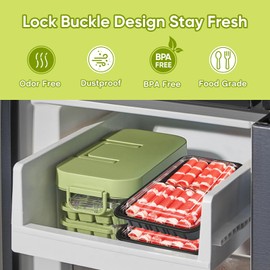 Ice Cube Mold Tray: 64 Pcs Ice Mold Trays with Lin and Bin, BPA Free Ice Cubes Tray for Freezer, 2 Pack Easy Release Ice Molds for Drinks, Coffee