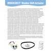2025 Upgraded WH03X30517 Washer Shift Actuator Fit for GE &