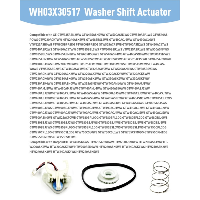 2025 Upgraded WH03X30517 Washer Shift Actuator Fit for GE &