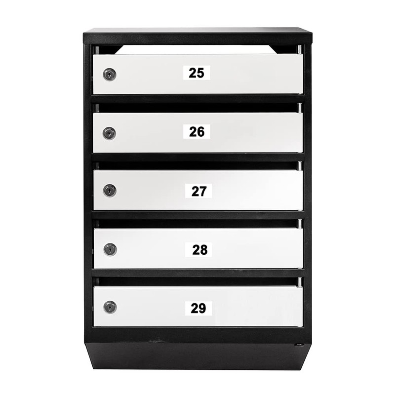 Pack of 44 Labels Per Sheet (1 to 132) Waterproof