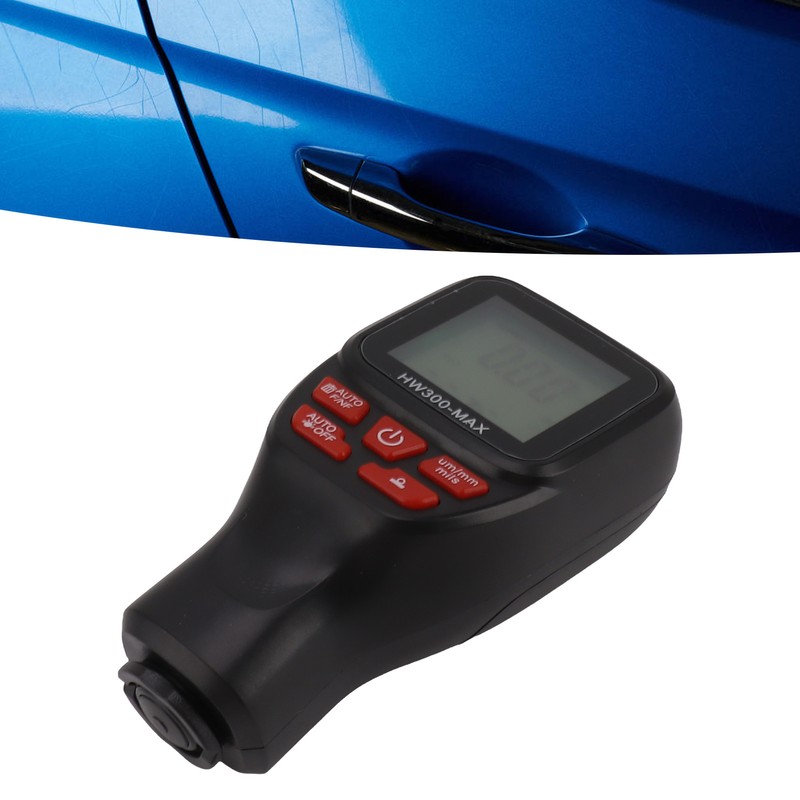 Paint Thickness Meter Gauge 0 To 2000UM Accuracy Auto Power