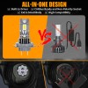 AUIMSOCO H7 LED Headlights Bulbs Kit High Low Beam Super
