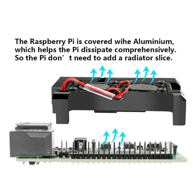 Heatsink Professional Replacement Aluminum Alloy Heatsink Cooler for Raspberry Pi