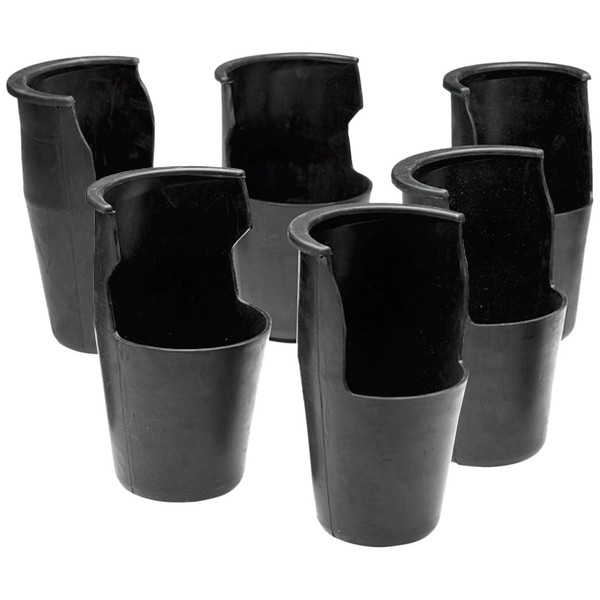 Pro Series 5122-H Replacement Pool Table Pockets (Set of 6), Heavy Duty, Black