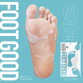 FOOT GOOD Foot Exfoliating Pack, Pure Soap Scent, 1 Dose for Both Feet x 3