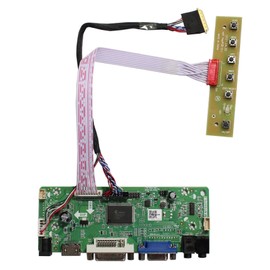 VSDISPLAY HD-MI VGA DVI LVDs Controller Card 40 Pin for 15.6 Inch 1366 x 768 LP156WH2 LP156WH4 B156XW04 WLED LCD Screen