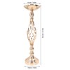 Table Candlestick Ornament Iron Twisted Curb Candle Holder Decorative Ornament