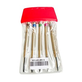 Horotec MSA 01.400-B Special Screwdrivers Cross 5 Pieces Swiss Made