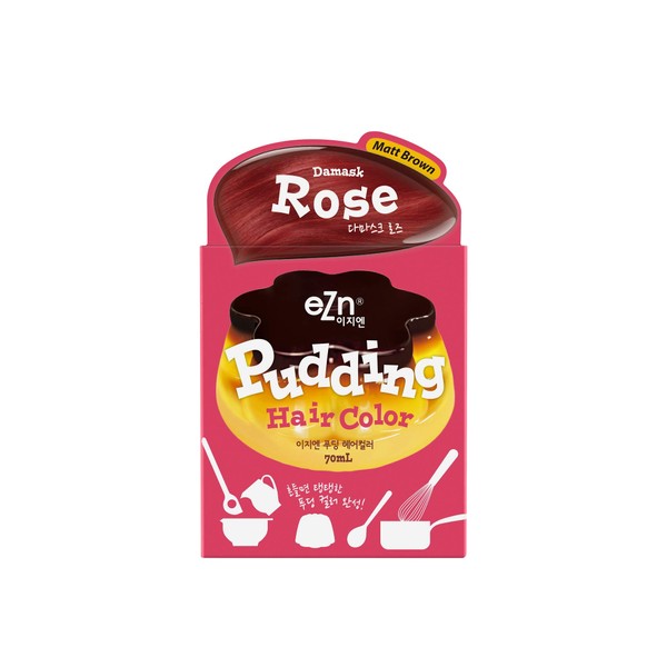 EZN Pudding Hair Dye Damask Rose Hair Color Ammonia Free