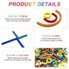 Comzantor Montessori Toy from 3 Years, 120 Pieces Puzzle Sticks