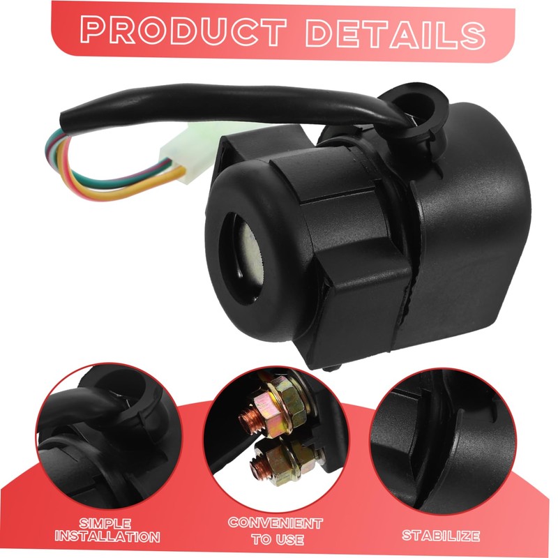 Mobestech Replacement Scooter Starter Solenoid for 12v 50-150cc Starter Relay