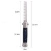 Men's Foldable Pocket Comb, Switchblade, Spring Folding Mechanism, Press Stud