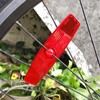 MFC PRO Bicycle Wheel Reflector Red Pack of 2 (Red,