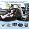 Dual Baby Car Camera 2 Kids 7.0'' Split Screen Ultrawide