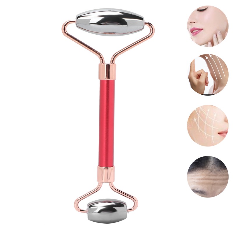Face Roller Terahertz Power Stone Facial Beauty Roller Massager Gua