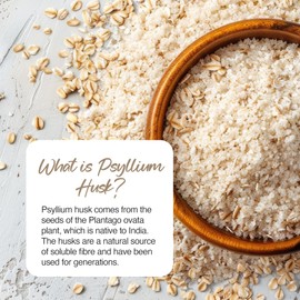Zipvit Psyllium Husk Fibre Supplement, 1400mg Psyllium Husk Powder, Up to 4200mg Per Serving, 120 Vegan Capsules, Eco-Friendly Pouch