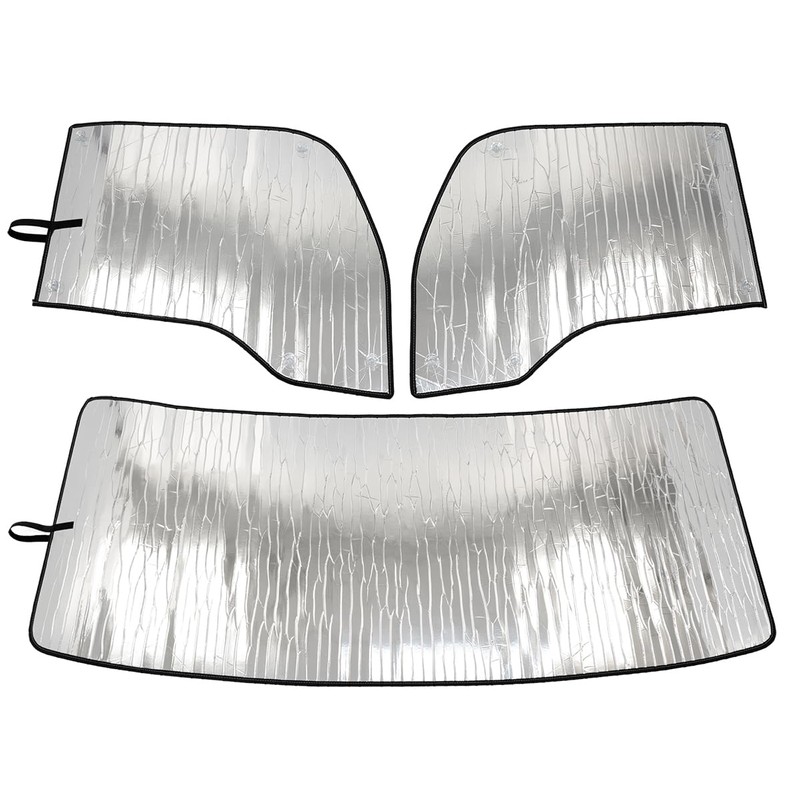 Custom Windshield Privacy Sunshade & Side Sunshades for Kenworth T680,