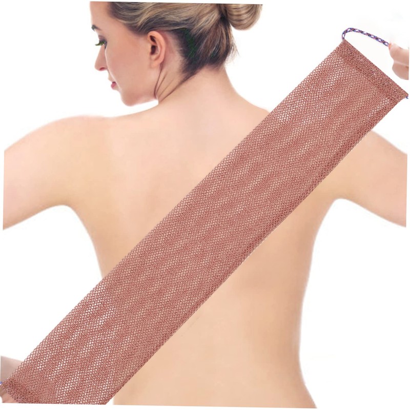 CAXUSD Convenient African Back Scrubbers 2pcs Exfoliating Mesh Washcloths for