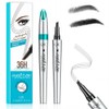 Microblading Eyebrow Pen New 3D Waterproof Eyebrow Pencil 4 Tipped