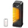 FLANUR Space Heater for Bedroom, Smart Electric Heater with WiFi