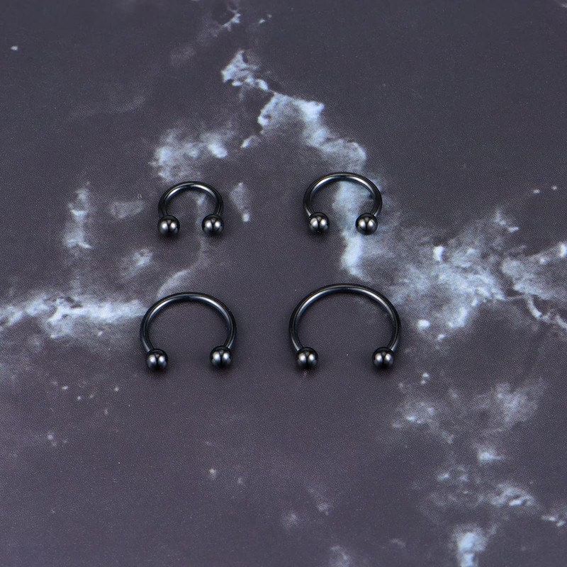 Funseedrr Nose Piercing Nose Ring Stainless Steel 16G Horseshoe Rings