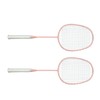 Sports Straight Beat Badminton Racket with Anti Skid Handle Glassy