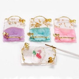 Other brands Nail Photography Props, Nail Art Photography Props, Crystal Deco Marble Gemstone Palette 4-Piece Set - Nail Palette - 14 / 네일촬영소품 네일아트 촬영소품 크리스탈데코 마블원석 팔레트 4종 - 네일팔레트 - 14