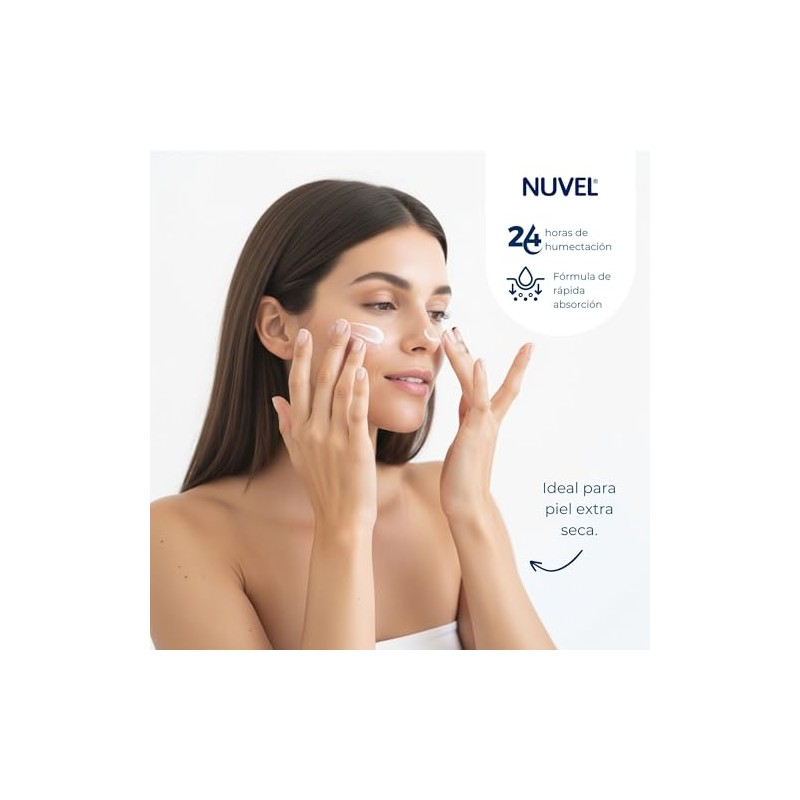Nuvel Crema Corporal Humectante para Piel Extra Seca con Manteca