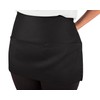 KNG 6 Pack - Black Waist Apron, 11 inch