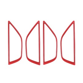 Aunginsy - Cubierta de tazón para manija de puerta interior, compatible con Subaru WRX 2022-2024 y Subaru Crosstrek 2024 para puerta delantera y trasera del coche, cubierta de panel de armazón de