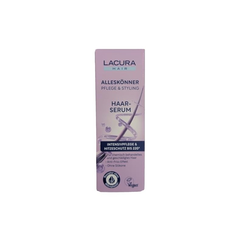 Lacura Hair Alleskönner Pflege & Styling Haar-Serum Intensivpflege & Hitzeschutz