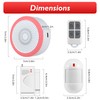KERUI WiFi Alarm Home Security System, Wireless Alarm System with